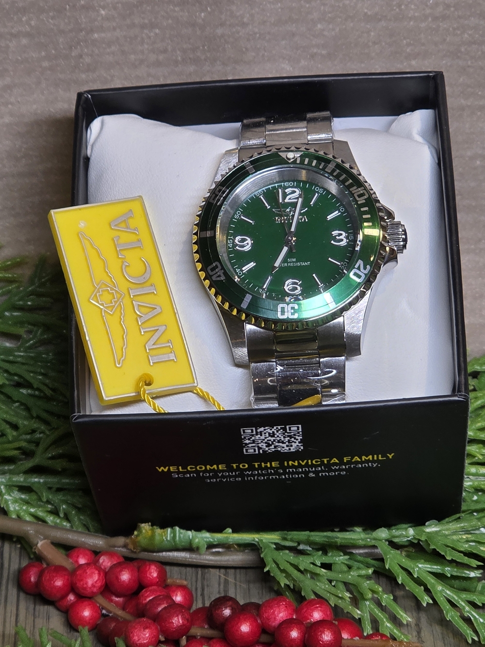 Invicta Specialty Rowan Men's Watch - 40mm Silver/Green